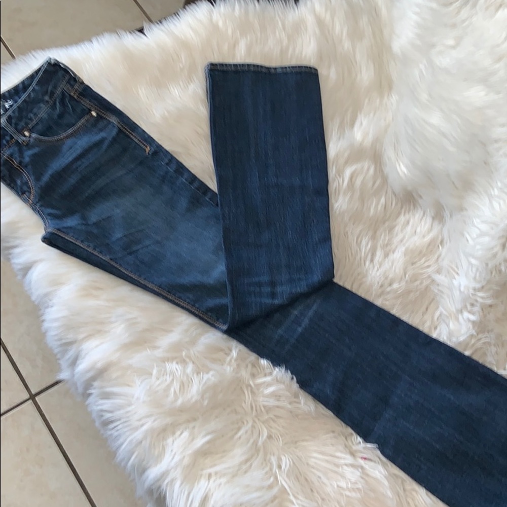 Express boot cut women’s jeans sz 2r inseam 33”